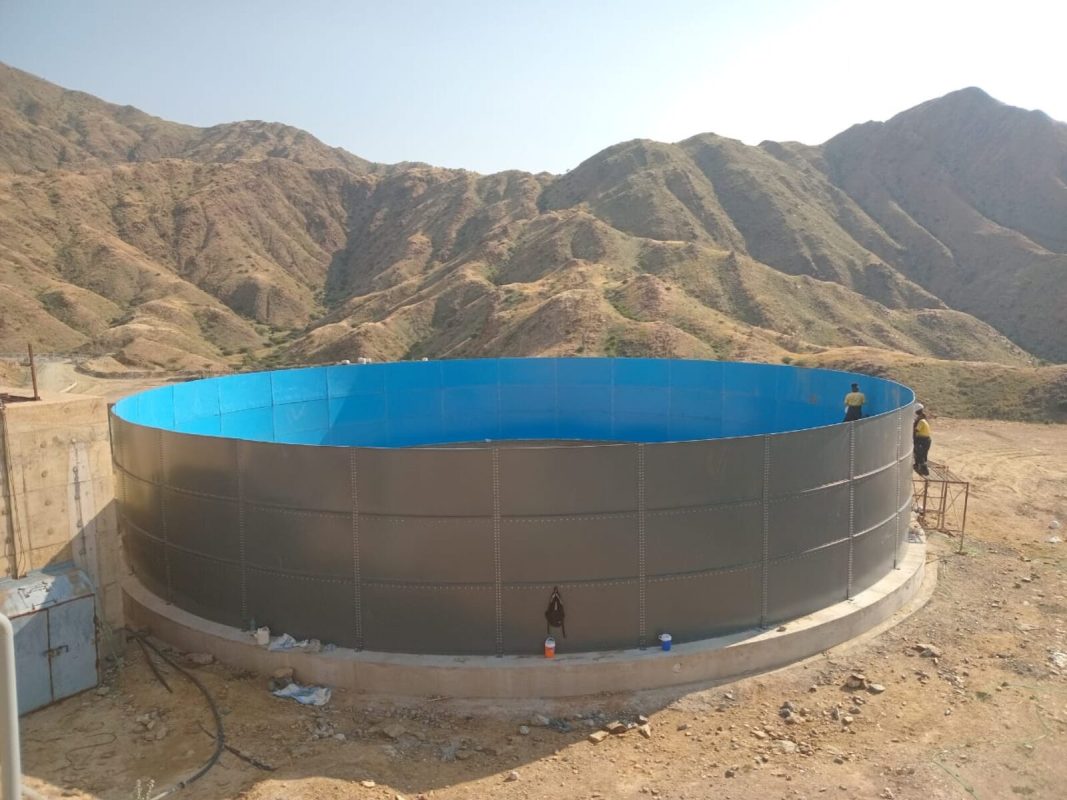 Industrial water storage