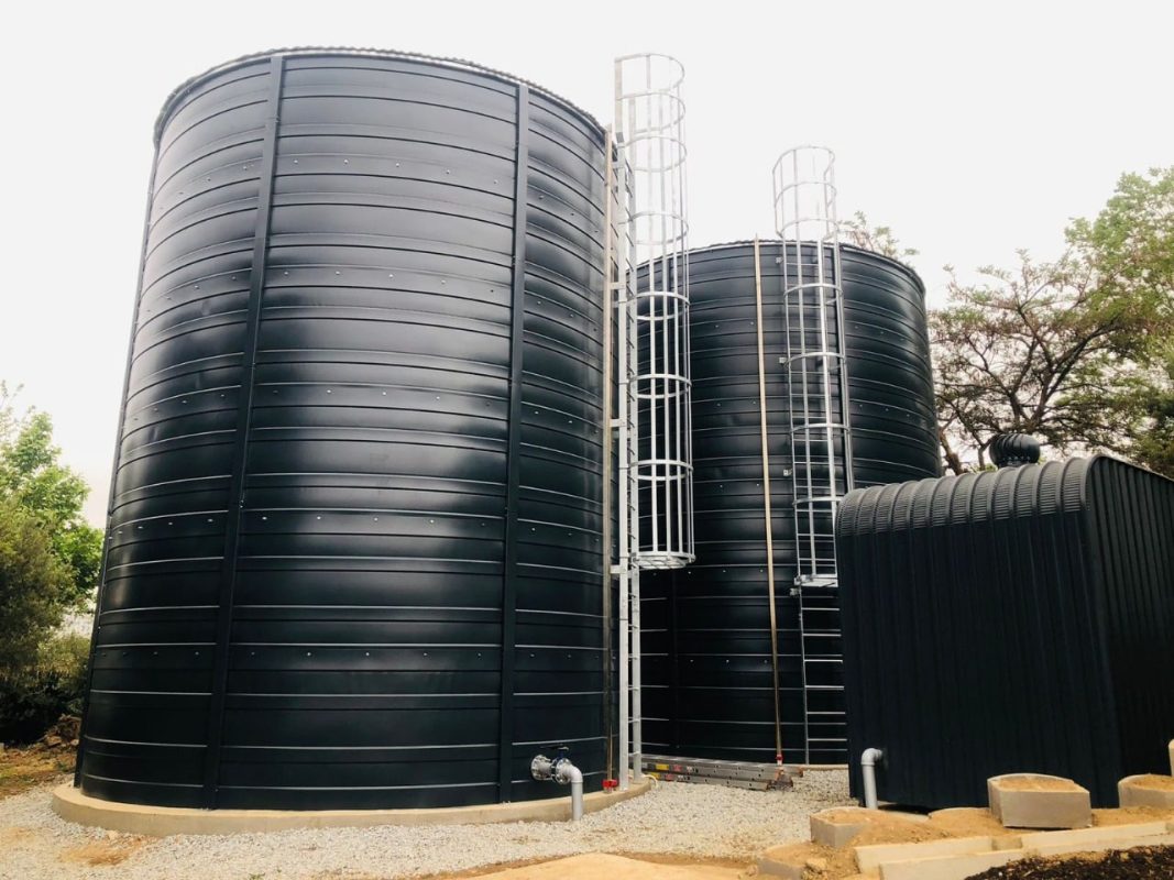 Byls Bridge completed tank installation